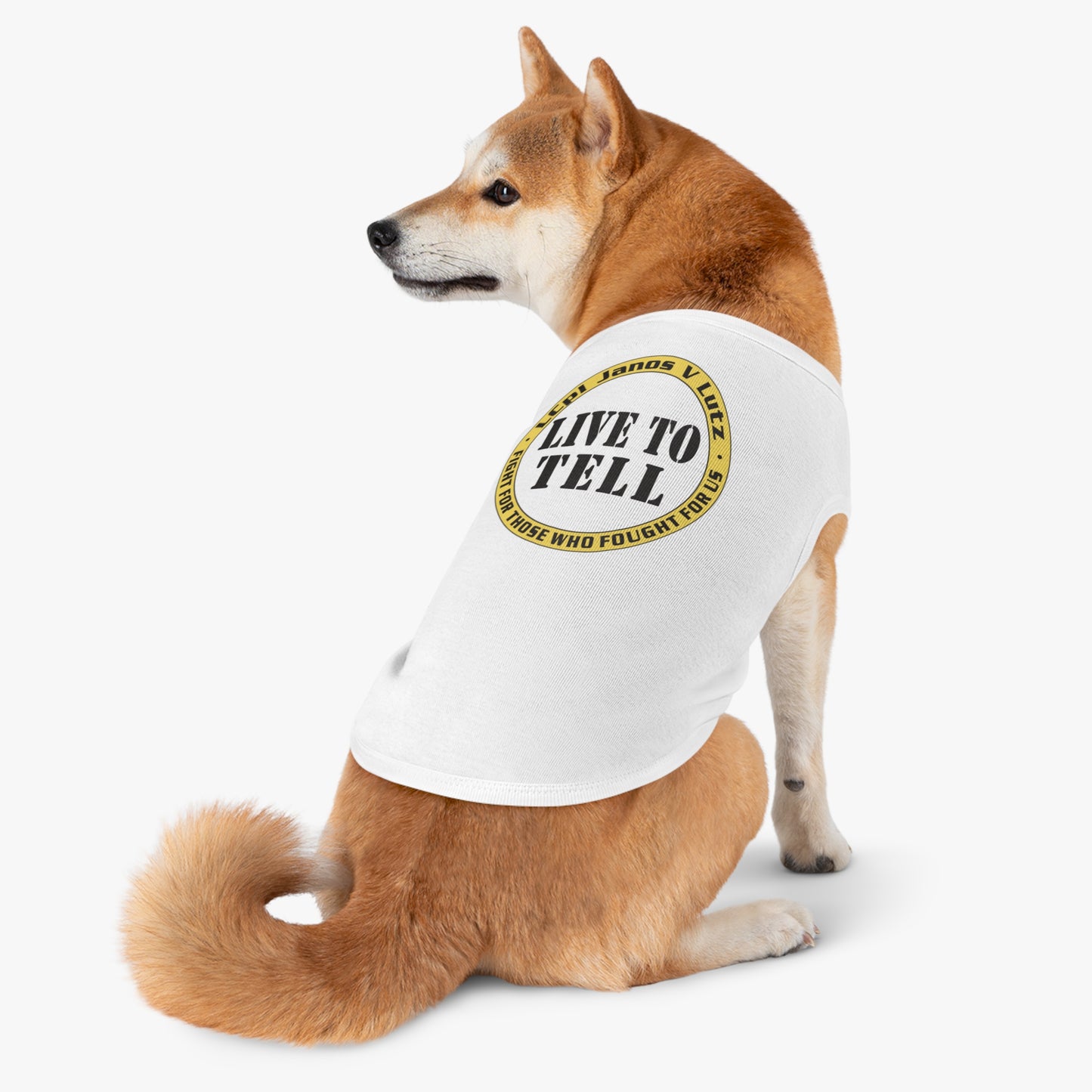 'Live to Tell' Pet Tank Top