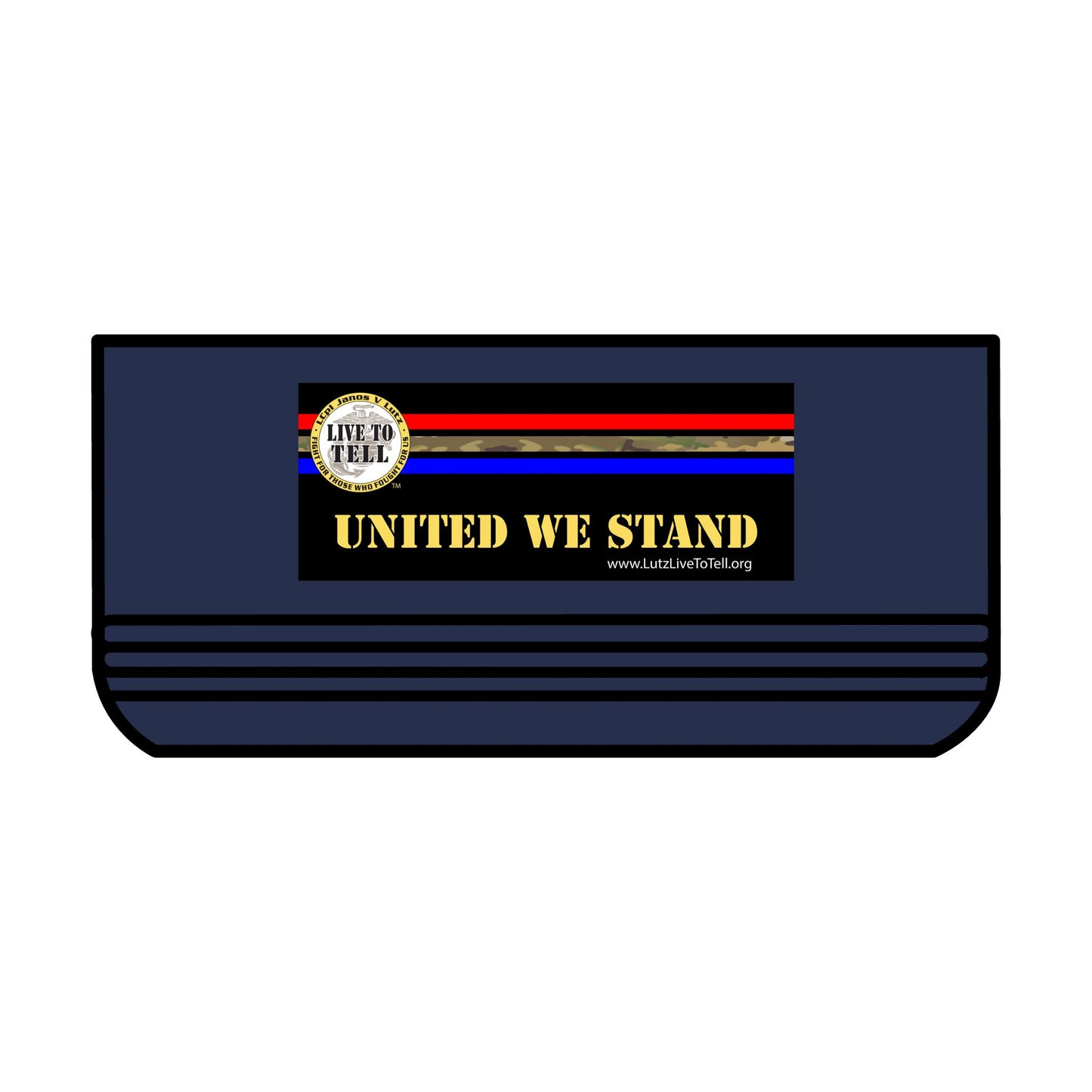 18oz Pet Bowl - Fight PTSD & United We Stand Designs
