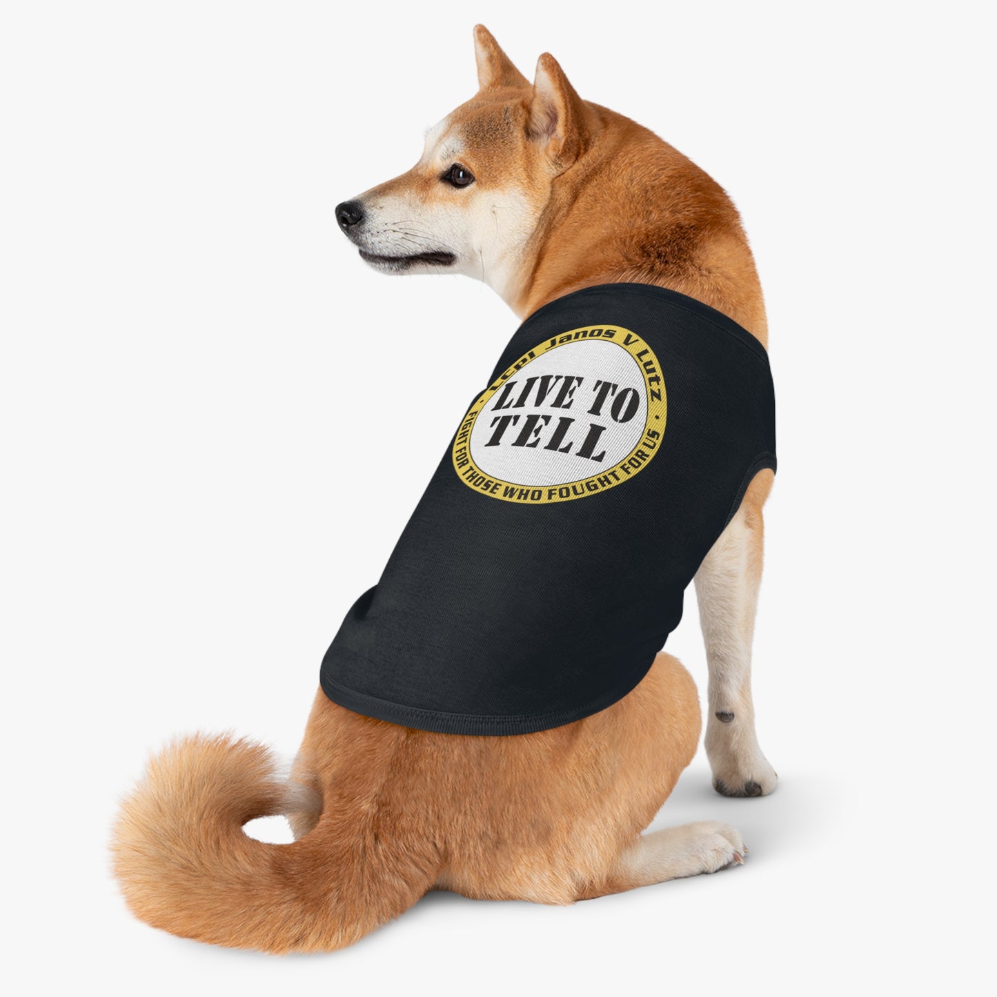 'Live to Tell' Pet Tank Top