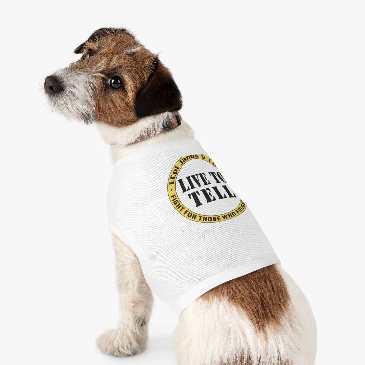 'Live to Tell' Pet Tank Top