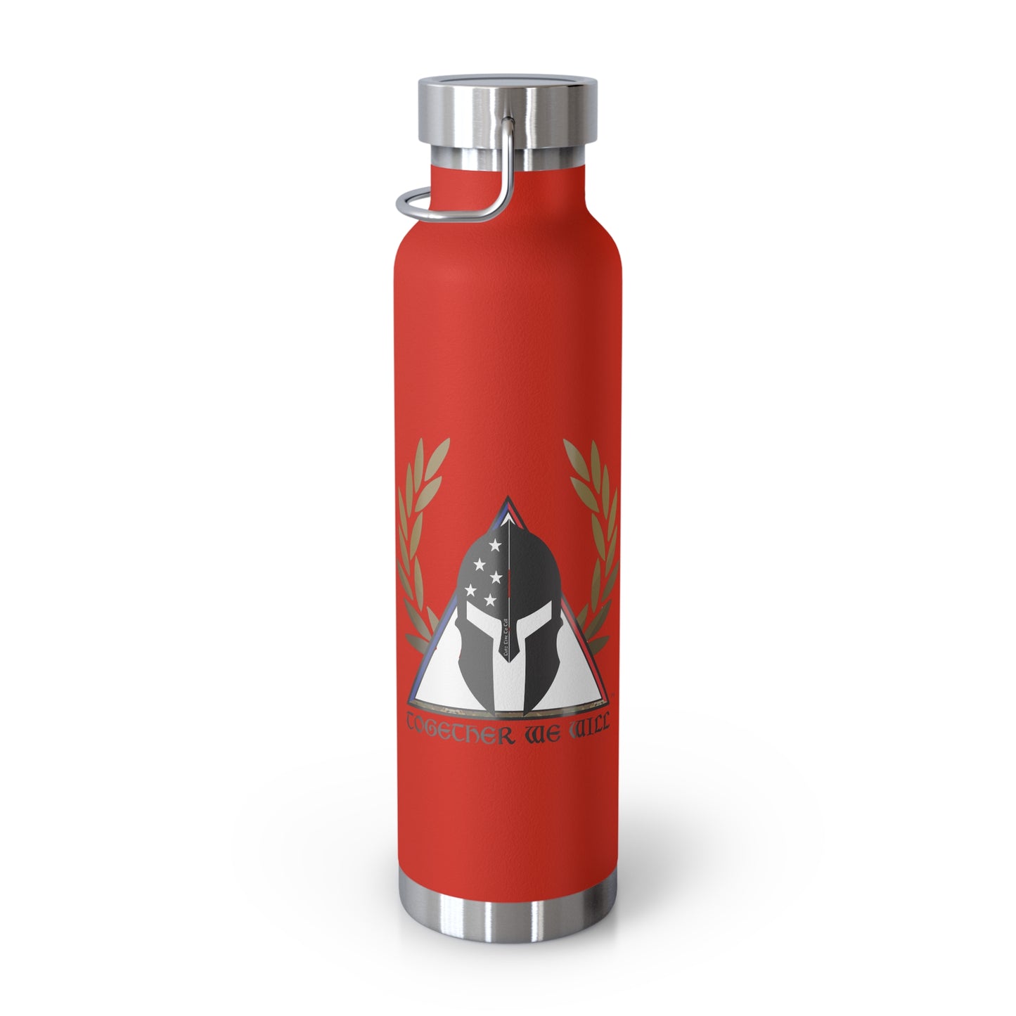 Copper Insulated Water Bottle | Fight PTSD Design | 22oz Travel Flask