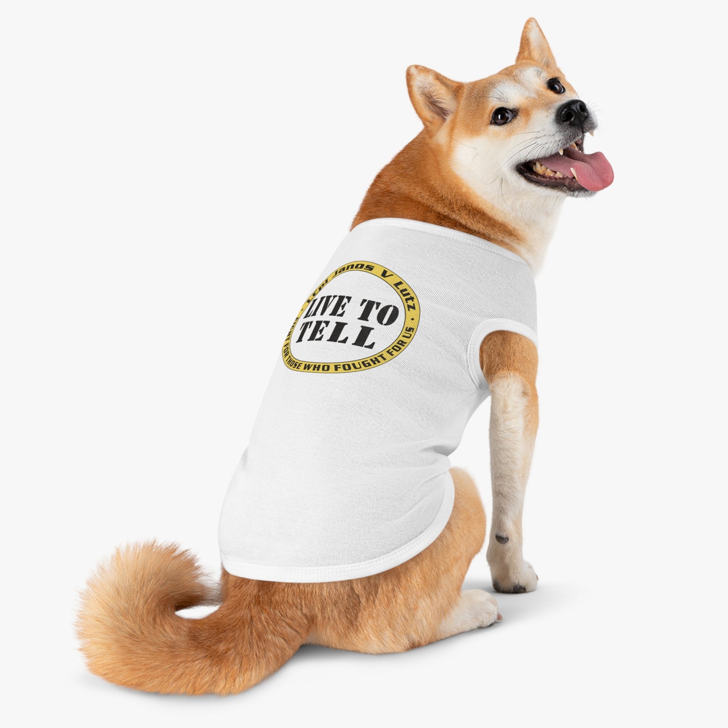 'Live to Tell' Pet Tank Top