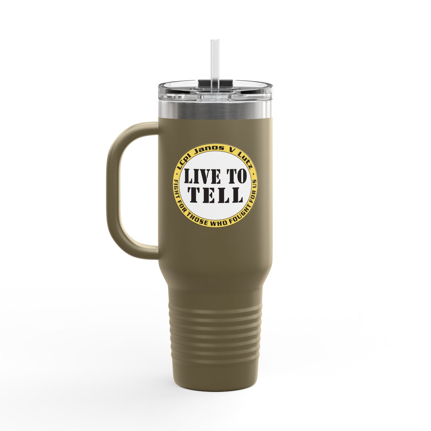 Patriotic Insulated Travel Mug - 40oz for Adventurers