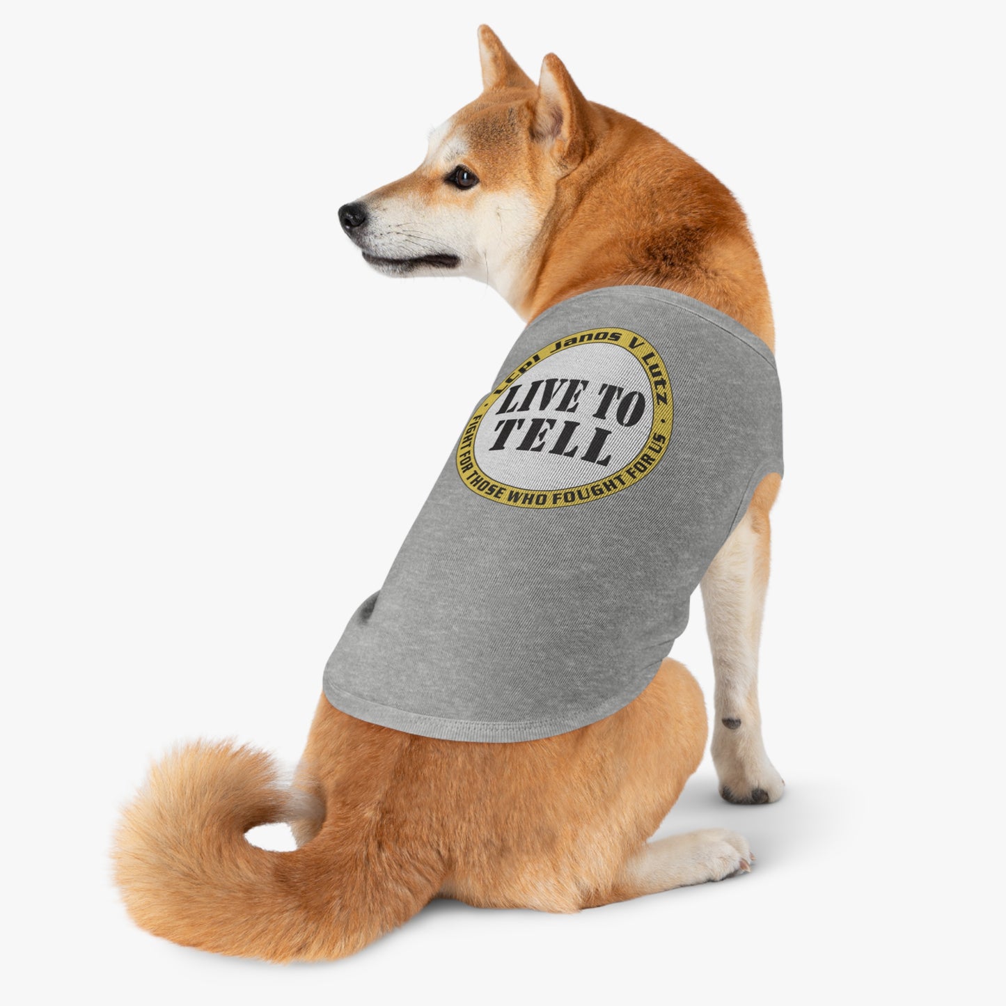 'Live to Tell' Pet Tank Top
