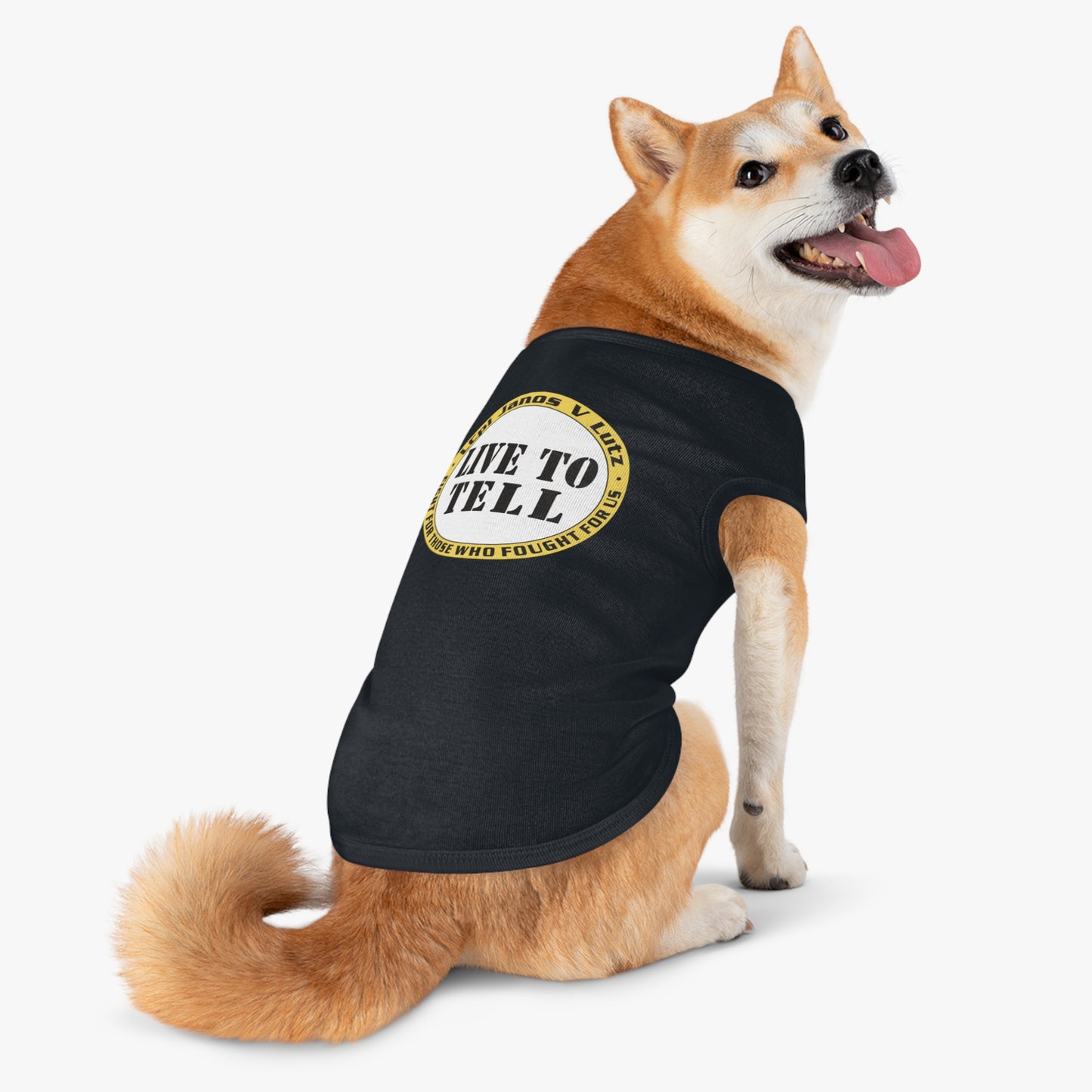 'Live to Tell' Pet Tank Top