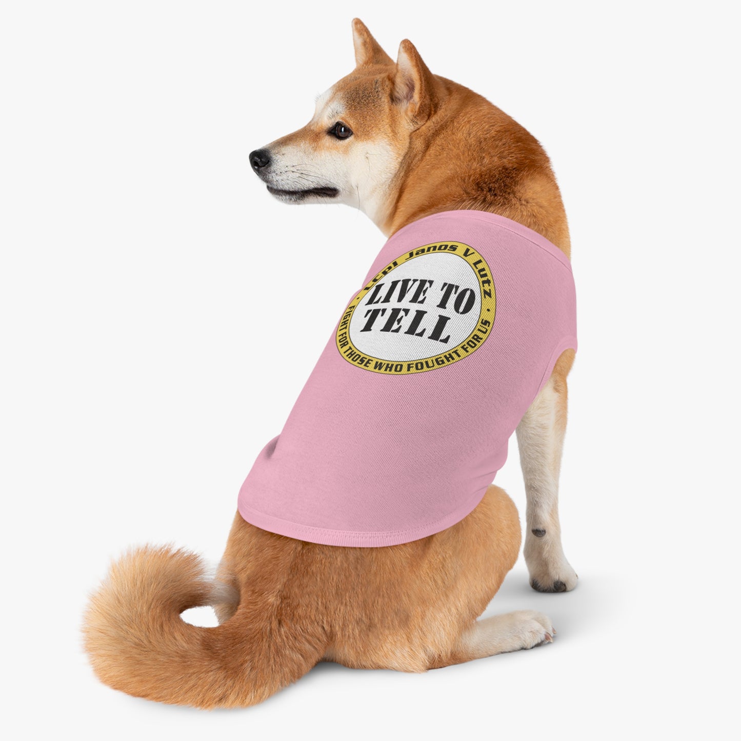 'Live to Tell' Pet Tank Top