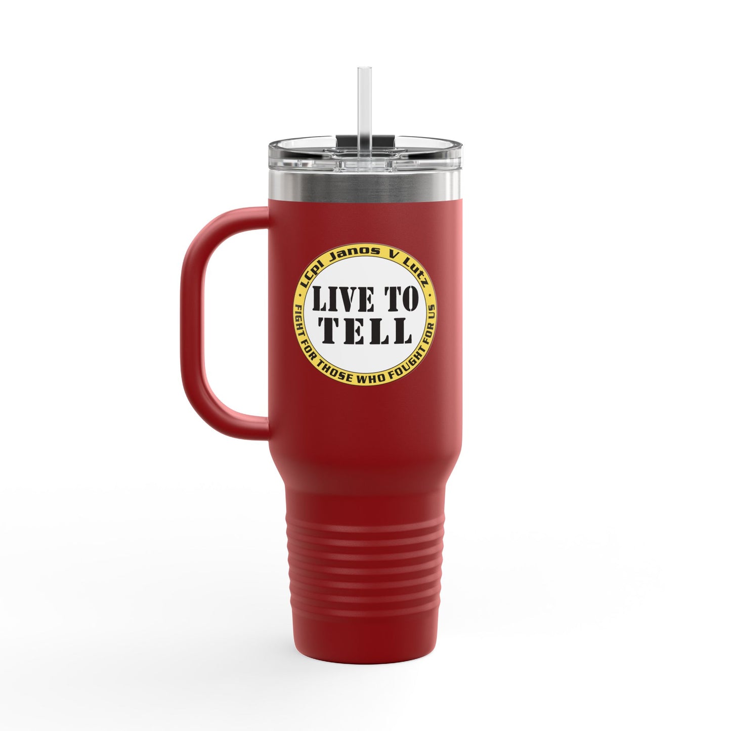 Patriotic Insulated Travel Mug - 40oz for Adventurers