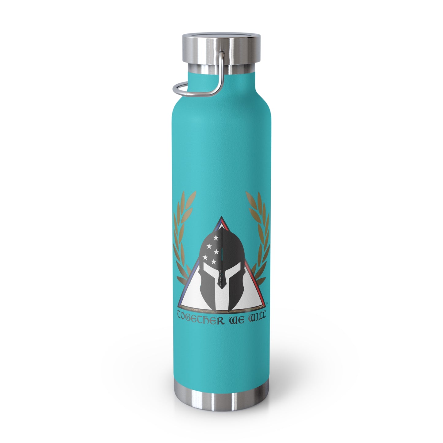 Copper Insulated Water Bottle | Fight PTSD Design | 22oz Travel Flask