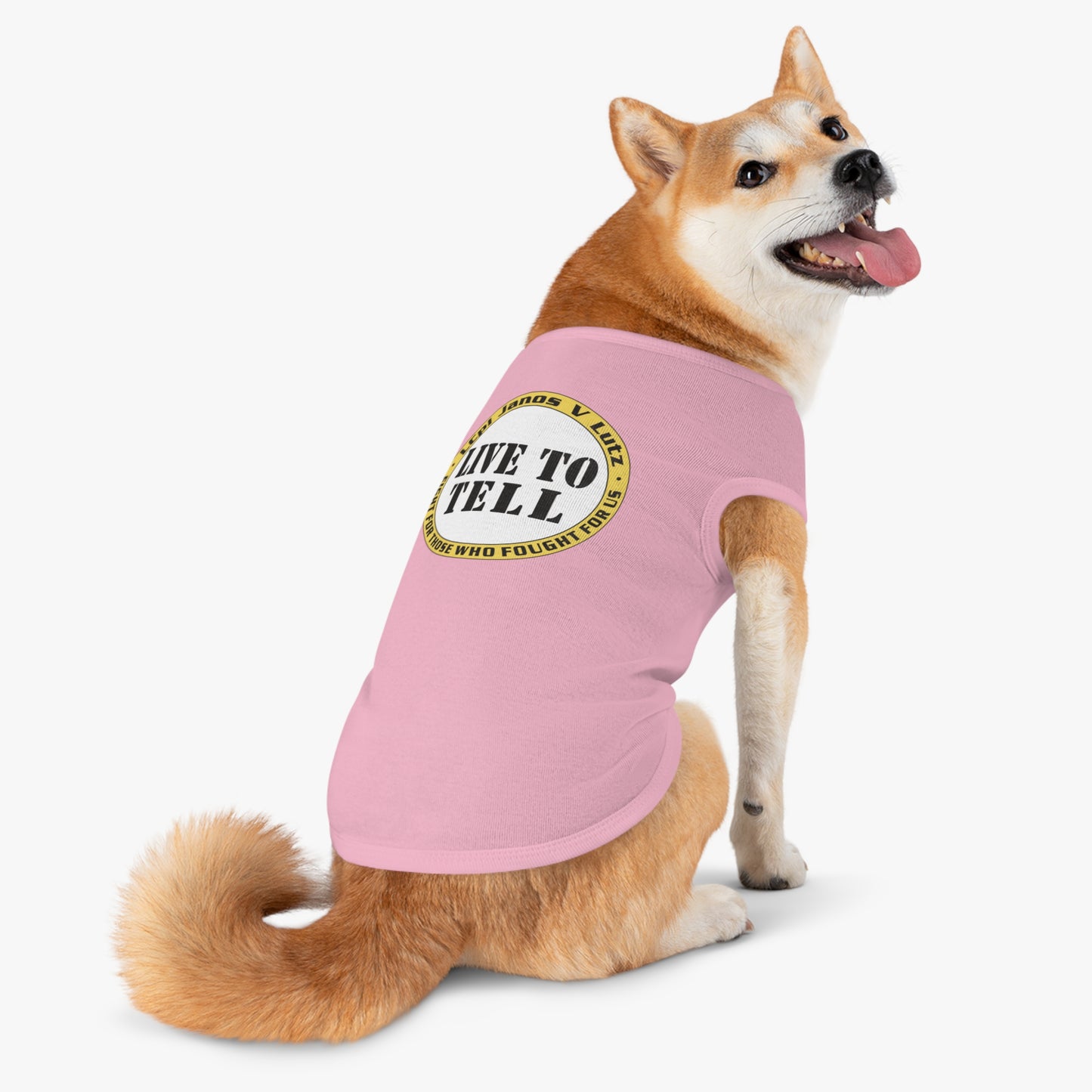 'Live to Tell' Pet Tank Top