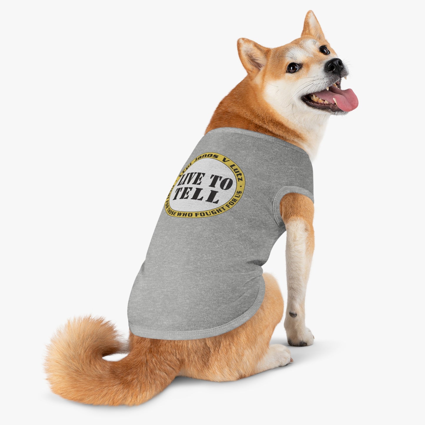 'Live to Tell' Pet Tank Top