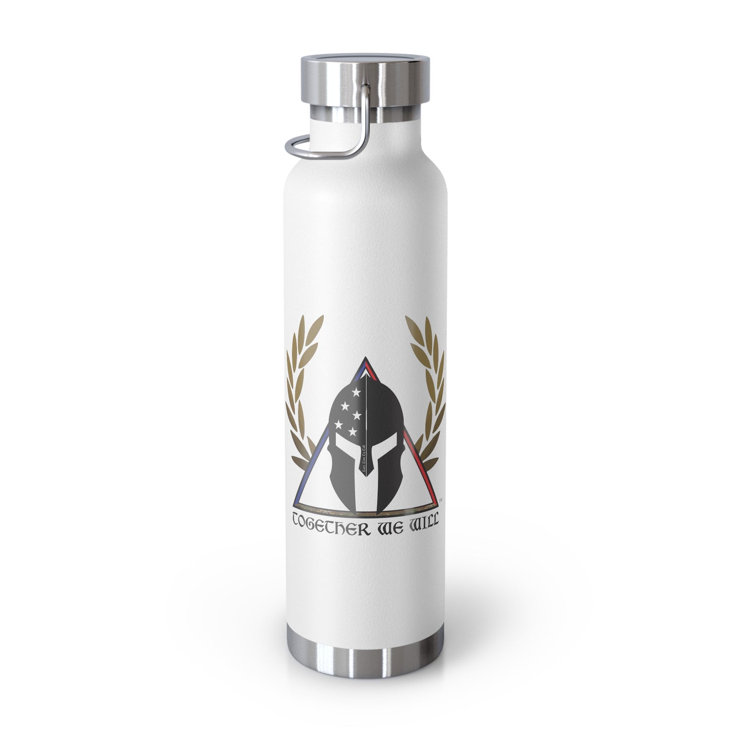 Copper Insulated Water Bottle | Fight PTSD Design | 22oz Travel Flask