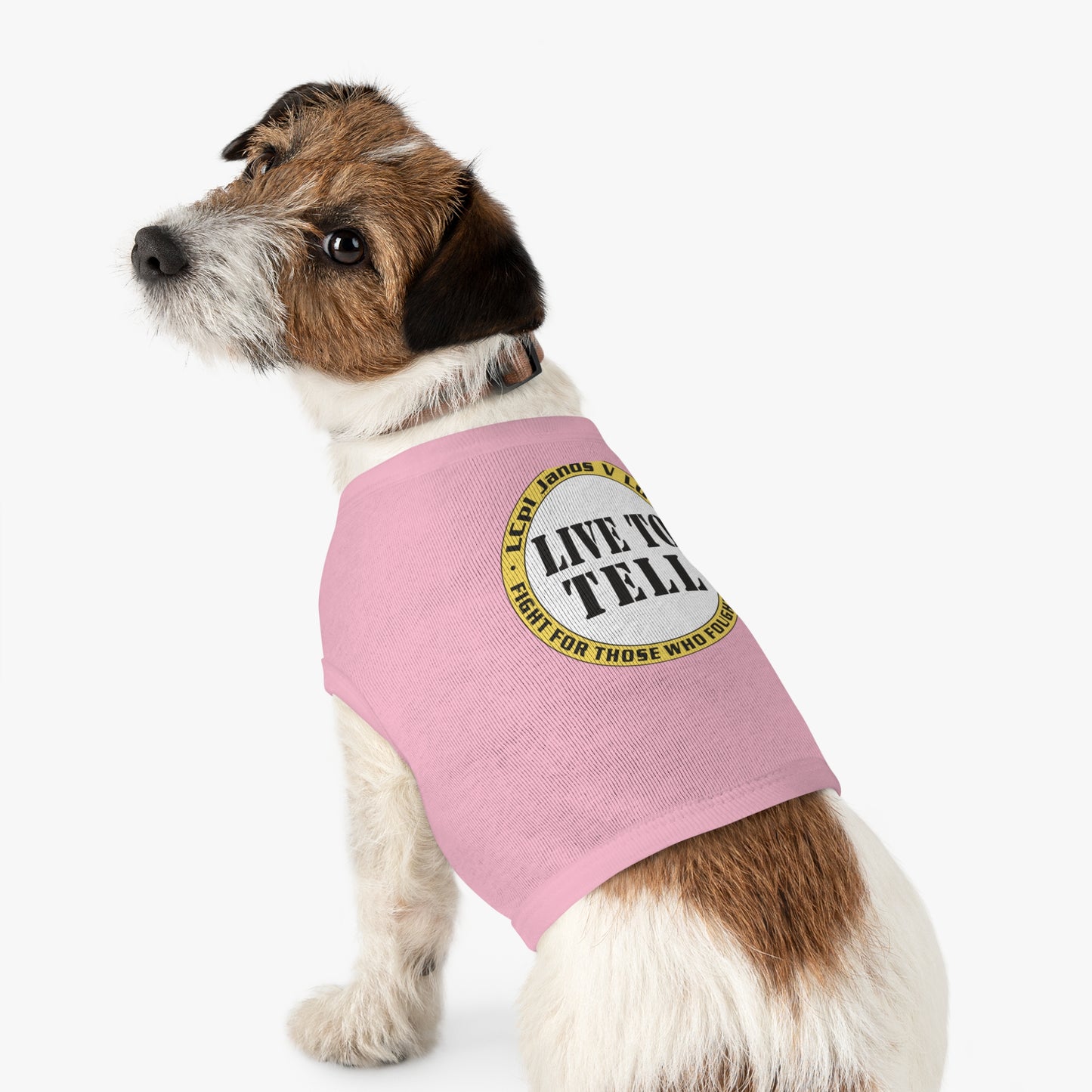 'Live to Tell' Pet Tank Top