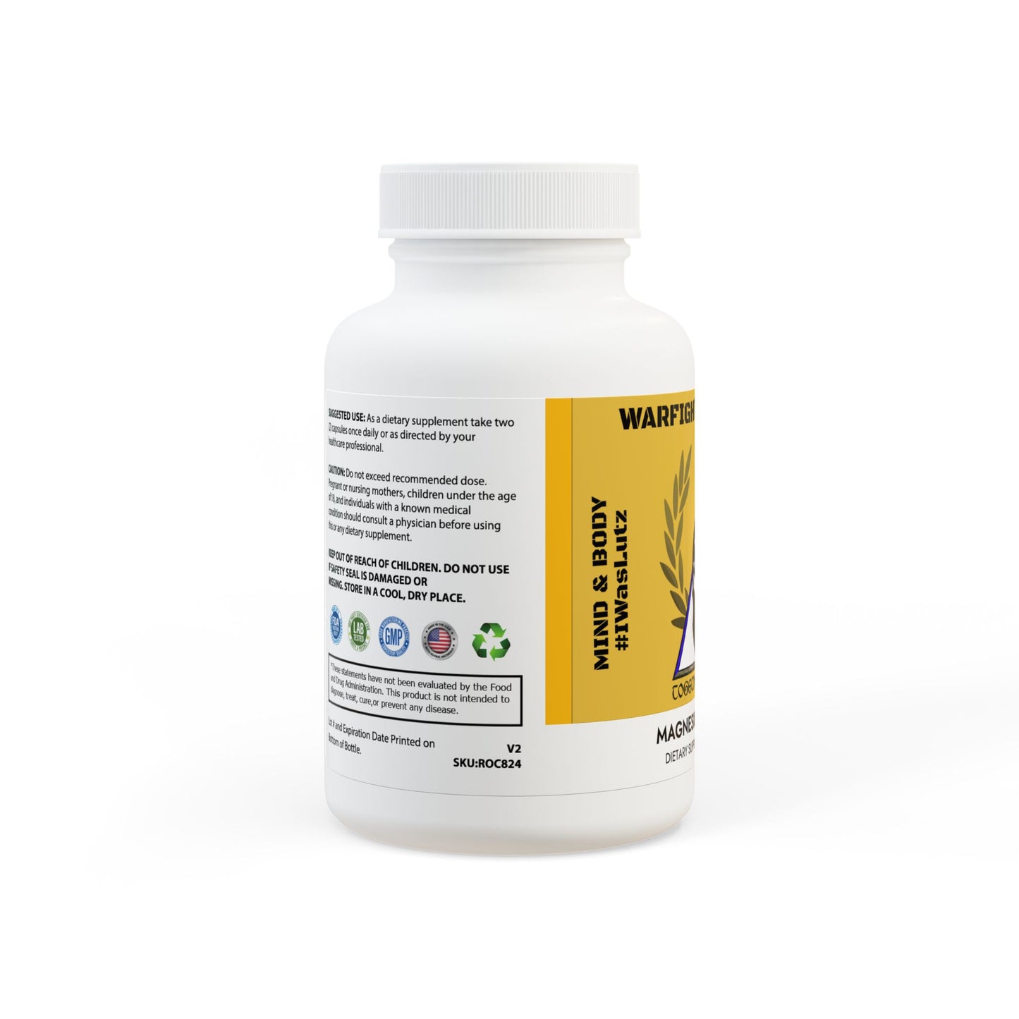 Magnesium Glycinate Supplement (60 Capsules)