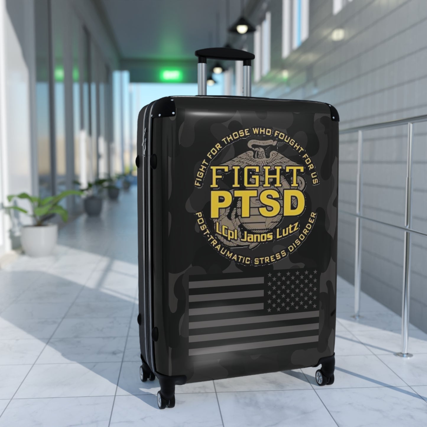 Fight PTSD Suitcase