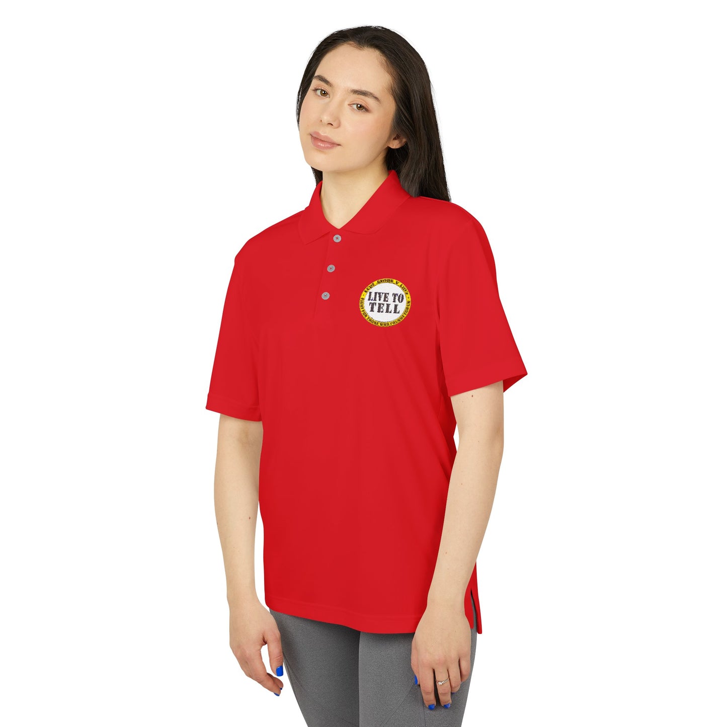 Live to Tell - Adidas Unisex Performance Polo