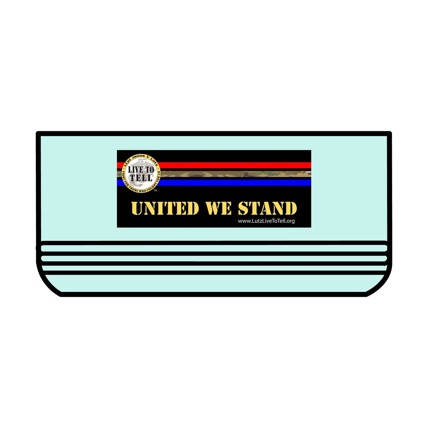 18oz Pet Bowl - Fight PTSD & United We Stand Designs