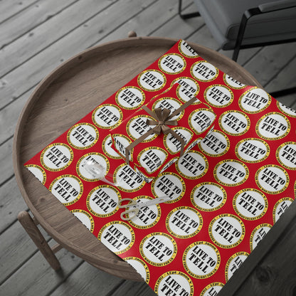 Christmas Penguin Wrapping Paper Roll – Festive Red Holiday Gift Wrap
