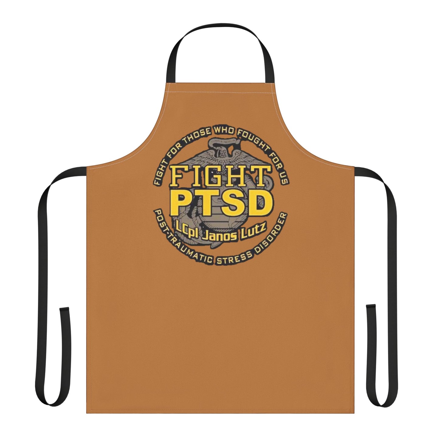 PTSD Awareness Apron, Support Veterans Cooking Apparel, Unique Gift for Chef, Anti-Stress Kitchen Decor, Fight PTSD Apron