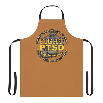 PTSD Awareness Apron, Support Veterans Cooking Apparel, Unique Gift for Chef, Anti-Stress Kitchen Decor, Fight PTSD Apron