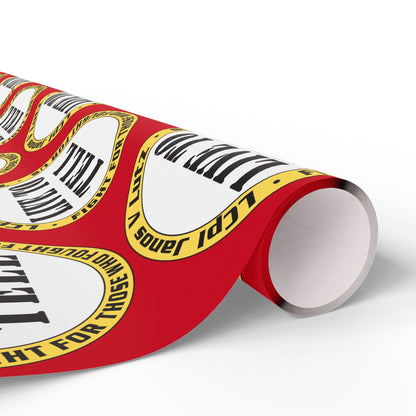Christmas Penguin Wrapping Paper Roll – Festive Red Holiday Gift Wrap
