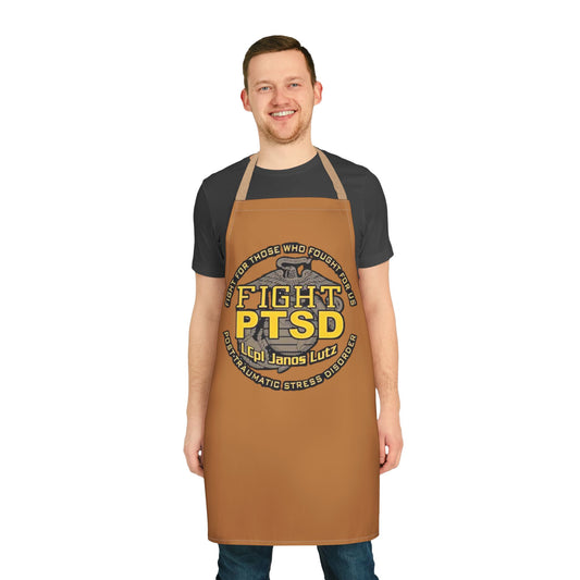 PTSD Awareness Apron, Support Veterans Cooking Apparel, Unique Gift for Chef, Anti-Stress Kitchen Decor, Fight PTSD Apron