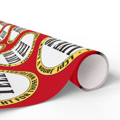 Christmas Penguin Wrapping Paper Roll – Festive Red Holiday Gift Wrap