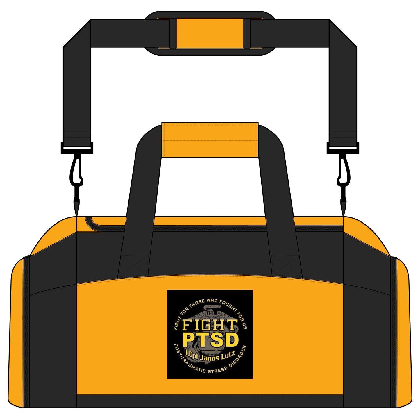 Fight PTSD Gym Bag — Tactical Workout Duffel for Veterans & First Responders