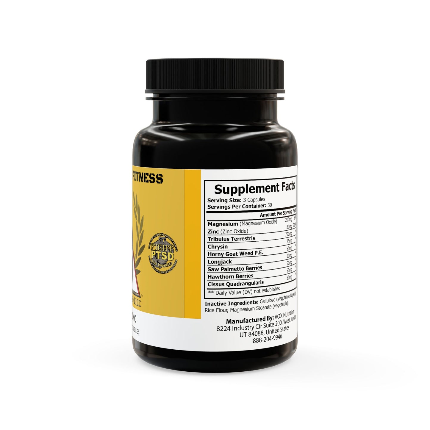 Magnesium Zinc Supplement (90 Capsules)