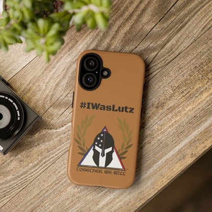 #IWasLutz Tough Cases - Custom Phone Case with - Durable and Stylish Protection for Proud Supporters
