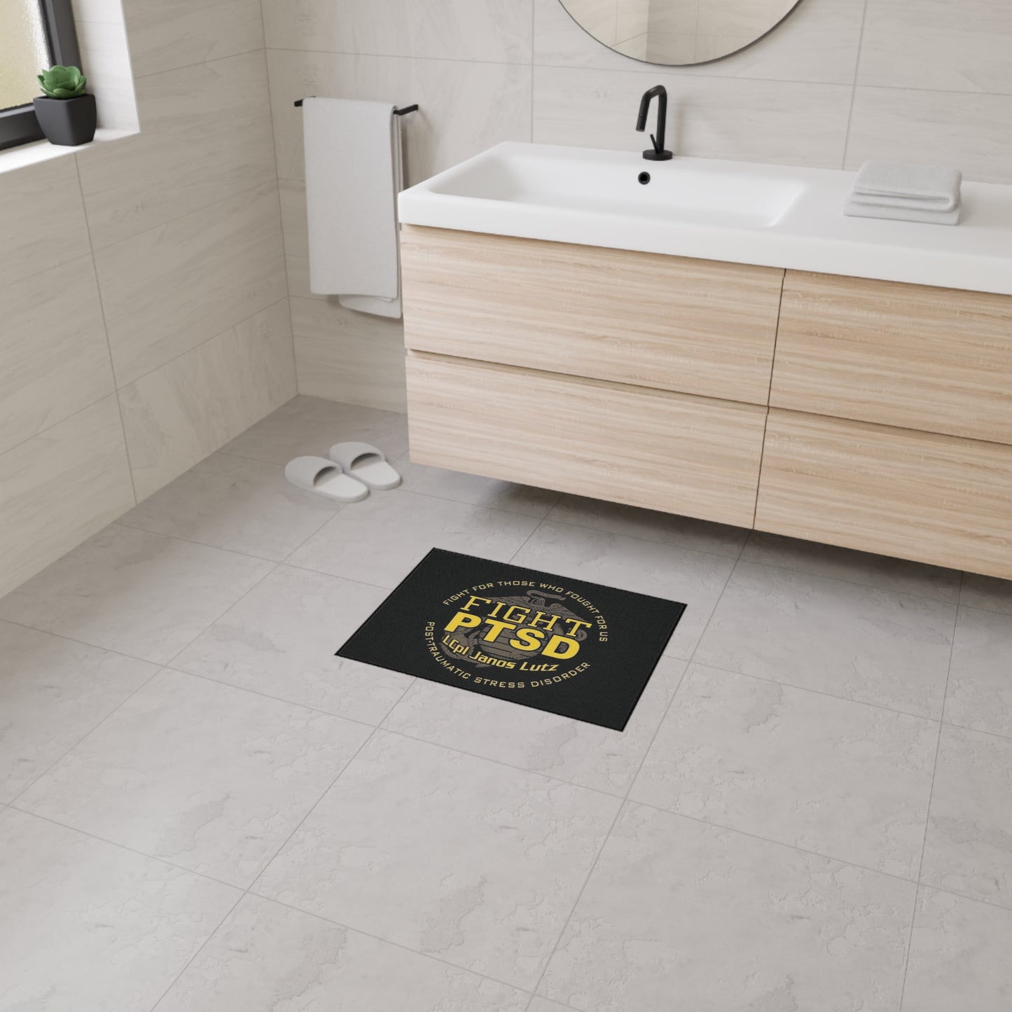 Fight PTSD Heavy Duty Floor Mat