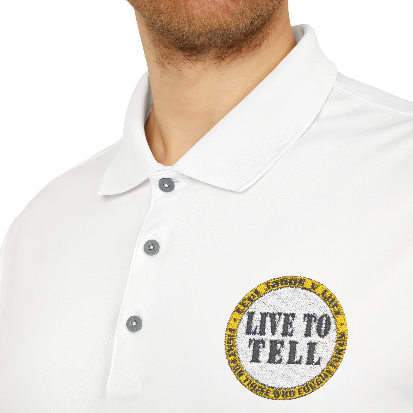 Live to Tell - Adidas Unisex Performance Polo