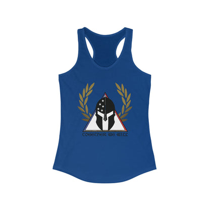 Together We Will Women's Racerback Tank Top - Empowering Athletic Shirt