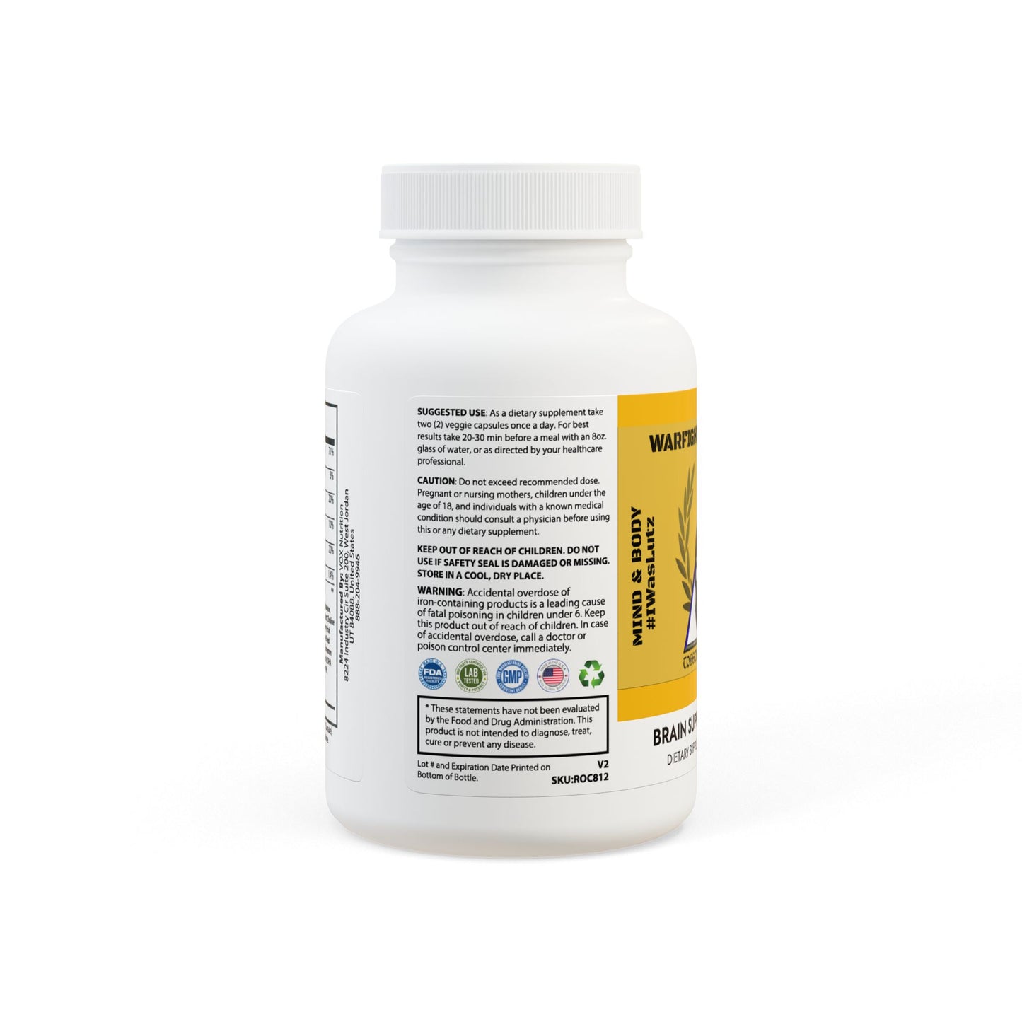 Brain Support Complex Supplement (60 Capsules)