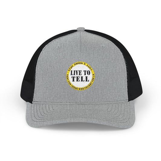 Live to Tell Snapback Trucker Cap - Casual Style for Every Adventure