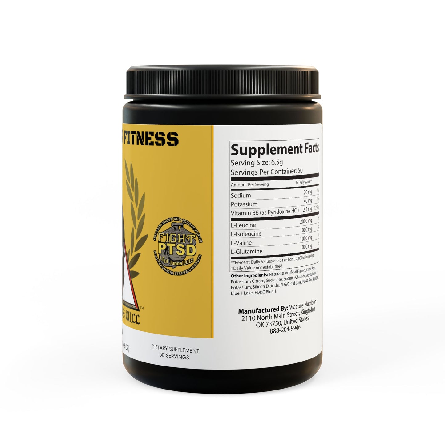 BCAA Supplement, Grape (325g, 11.46oz, 50 servings)