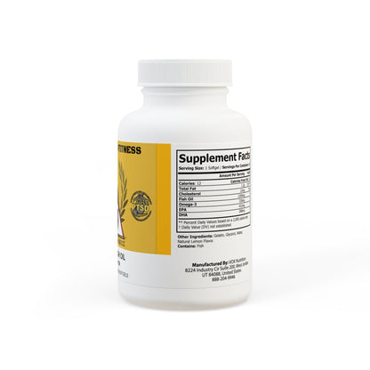 Omega 3 Fish Oil Supplement (60 Softgels)