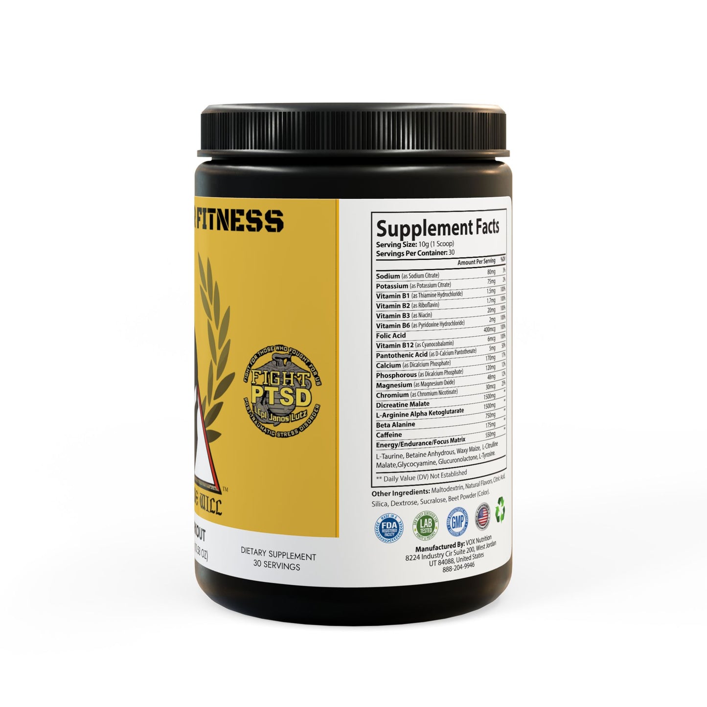 Pre-Workout Supplement, Watermelon (300g, 10.58oz)