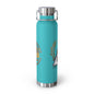 Copper Insulated Water Bottle | Fight PTSD Design | 22oz Travel Flask