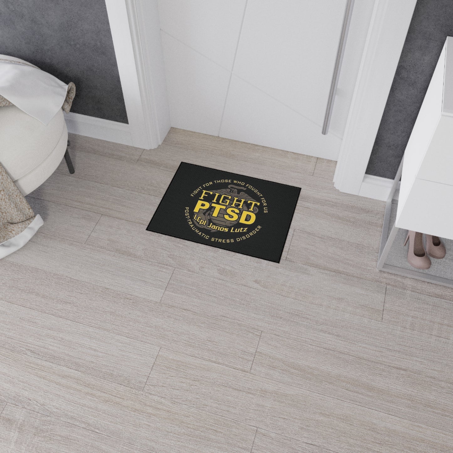 Fight PTSD Heavy Duty Floor Mat