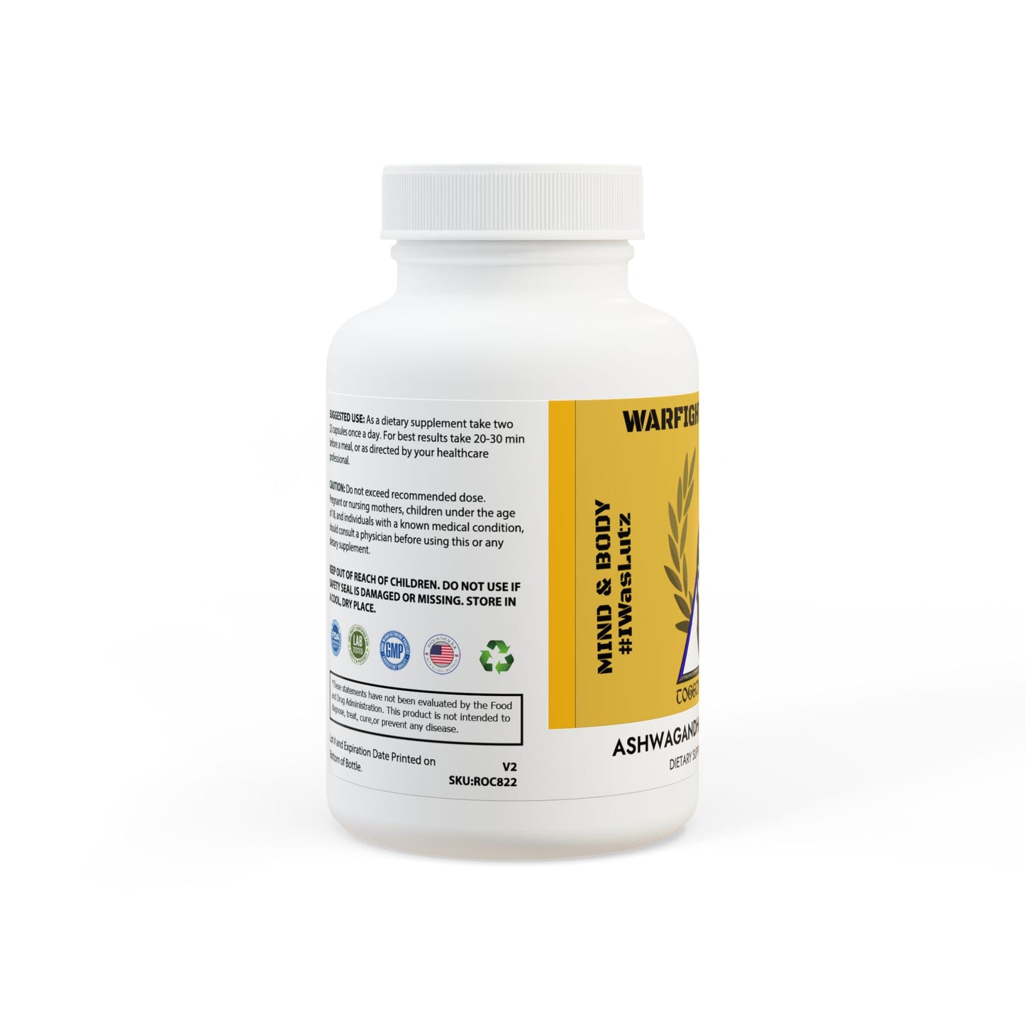 Ashwagandha and Black Pepper Supplement (60 capsules)