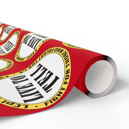 Christmas Penguin Wrapping Paper Roll – Festive Red Holiday Gift Wrap