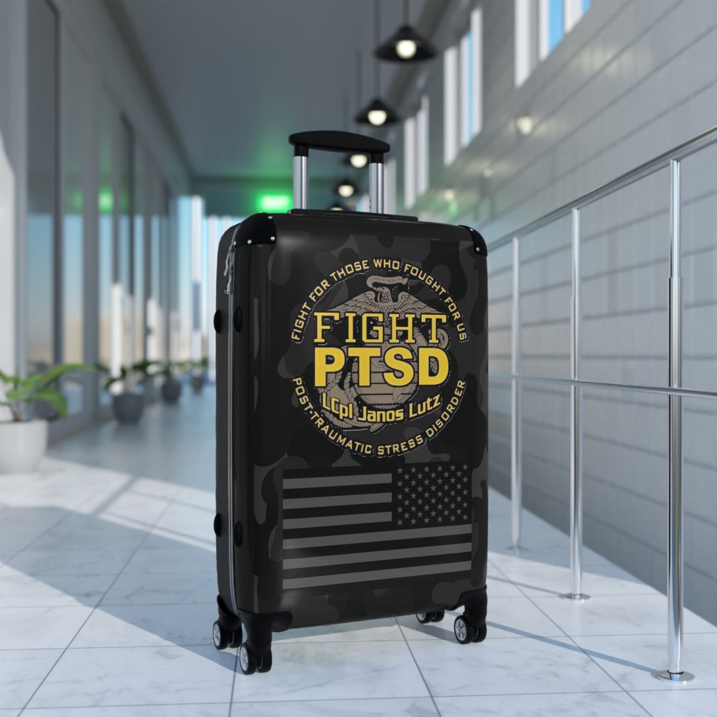 Fight PTSD Suitcase