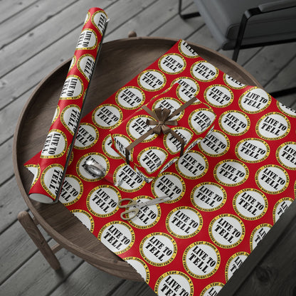Christmas Penguin Wrapping Paper Roll – Festive Red Holiday Gift Wrap