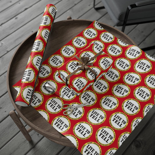 Christmas Penguin Wrapping Paper Roll – Festive Red Holiday Gift Wrap