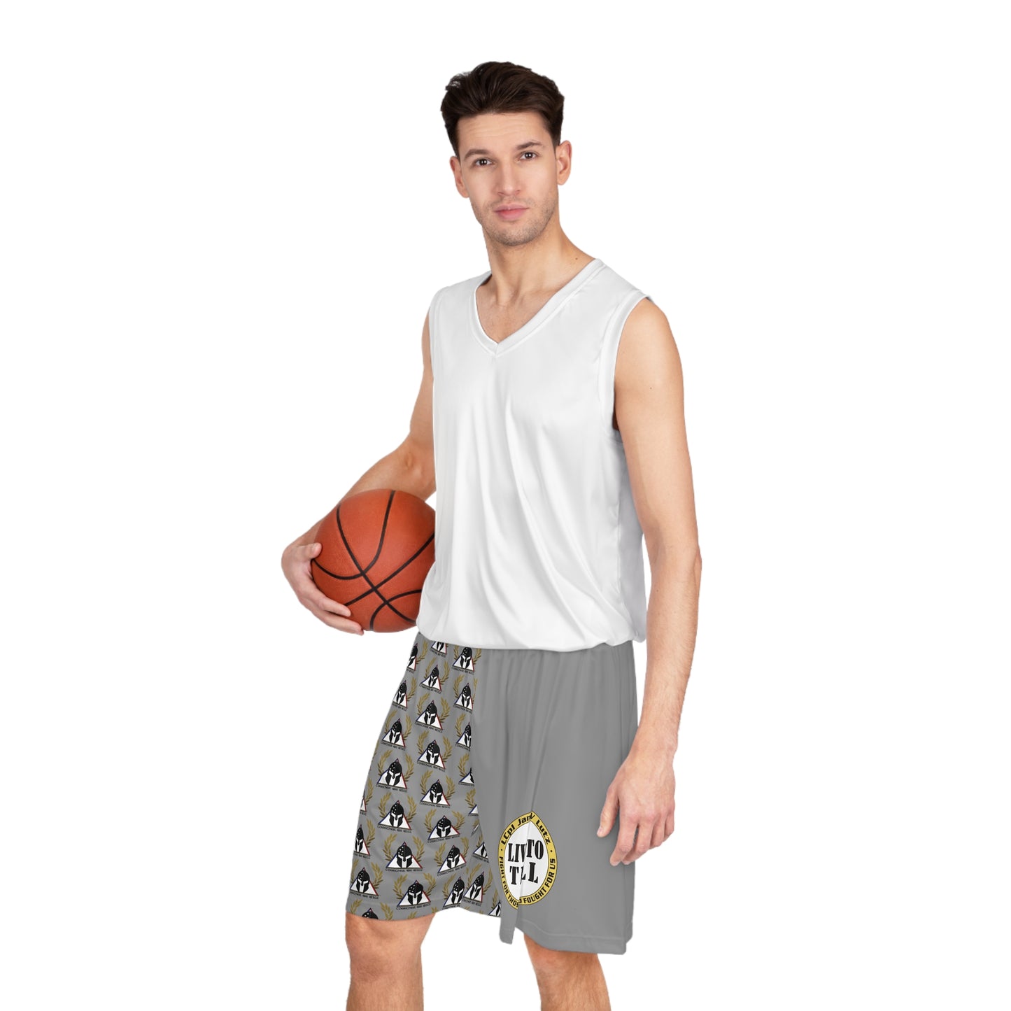 "Live to Tell" Graphic Athletic Shorts