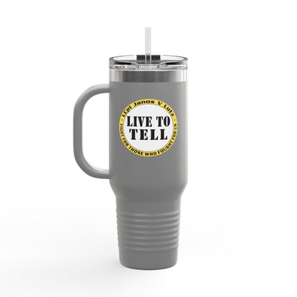Patriotic Insulated Travel Mug - 40oz for Adventurers