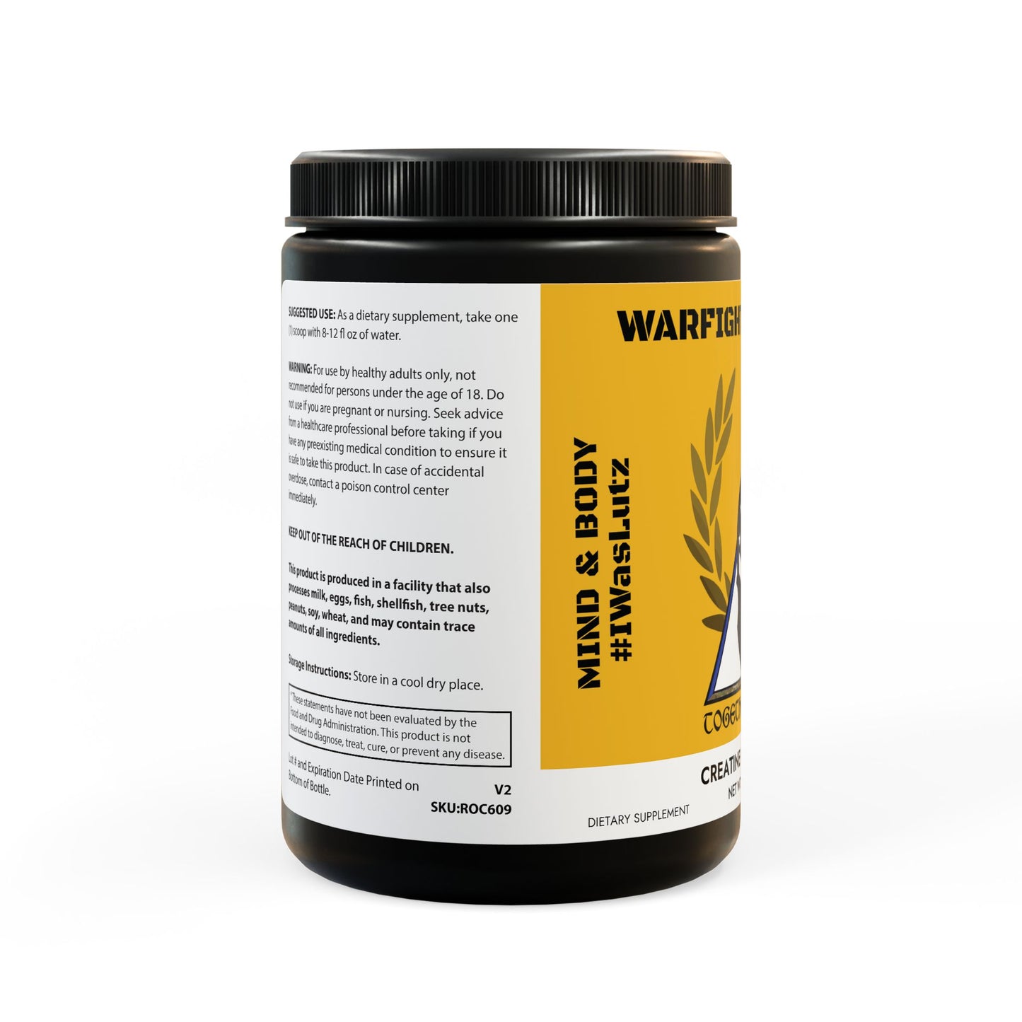 Creatine Monohydrate Supplement (300g, 10.58oz)