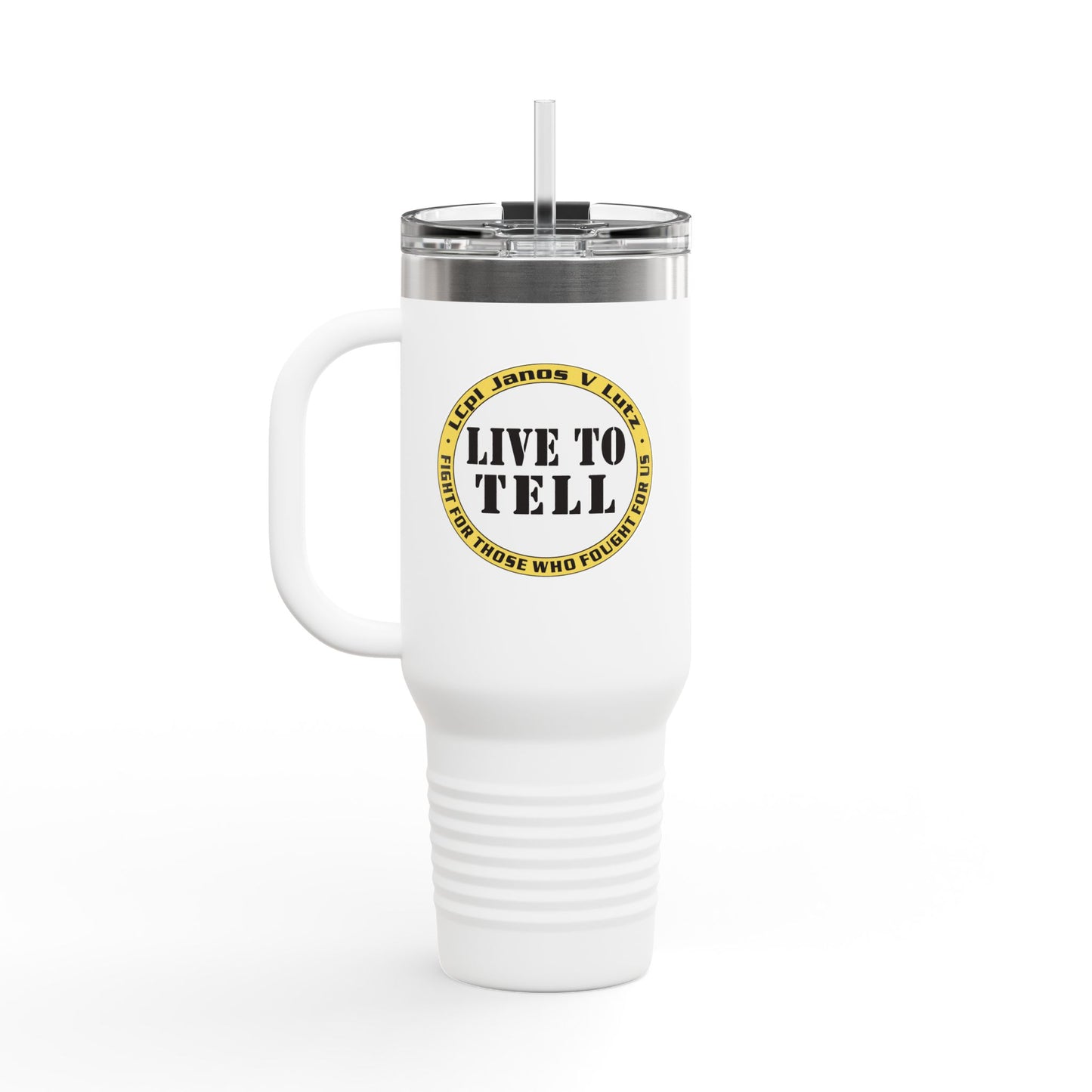 Patriotic Insulated Travel Mug - 40oz for Adventurers
