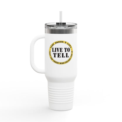 Patriotic Insulated Travel Mug - 40oz for Adventurers